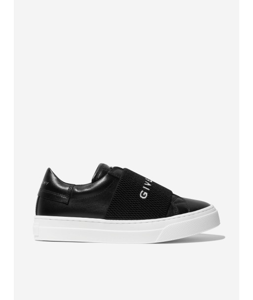 Givenchy Boys Leather Logo Trainers À commander