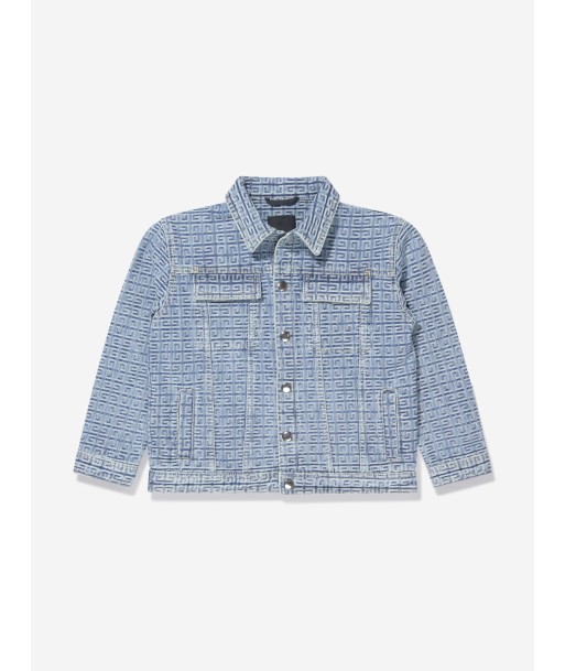 Givenchy Boys 4G Jacquard Denim Jacket Comment ça marche