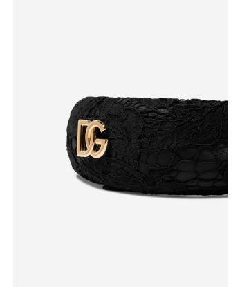 Dolce & Gabbana Girls Branded Headband in Black français