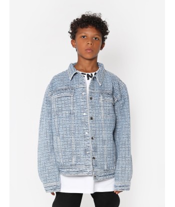 Givenchy Boys 4G Jacquard Denim Jacket Comment ça marche