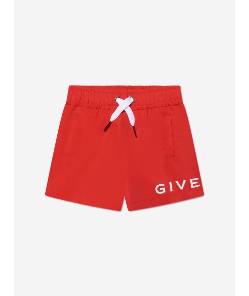 Givenchy Baby Boys Logo Swim Shorts in Red france