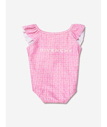 Givenchy Baby Girls 4G Logo Swimming Costume in Pink Découvrez la collection