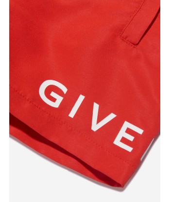 Givenchy Baby Boys Logo Swim Shorts in Red france