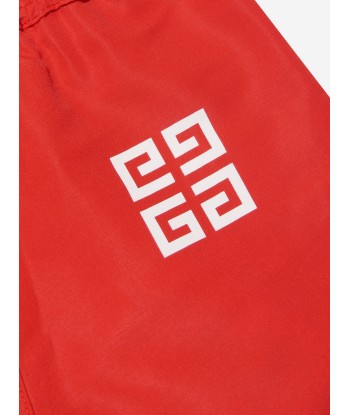 Givenchy Baby Boys Logo Swim Shorts in Red france