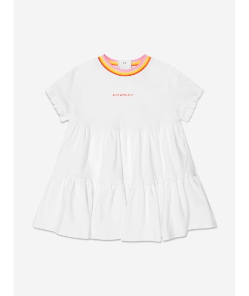 Givenchy Baby Girls Branded Dress in White 2023