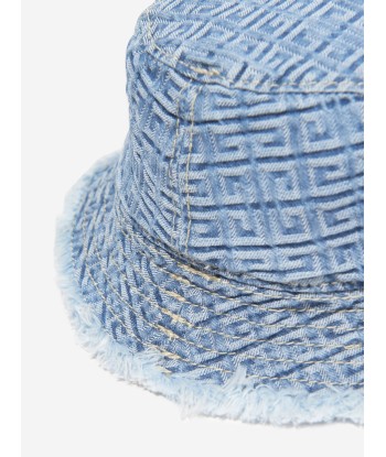 Givenchy Baby 4G Logo Bucket Hat in Blue Comment ça marche