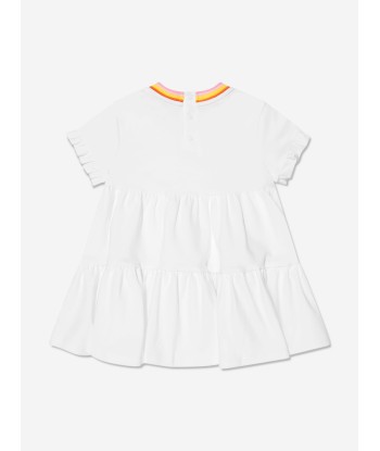 Givenchy Baby Girls Branded Dress in White 2023