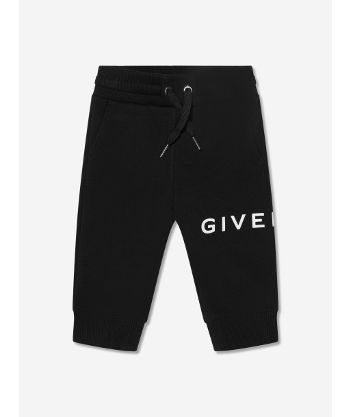 Givenchy Baby Boys Logo Joggers in Black en stock