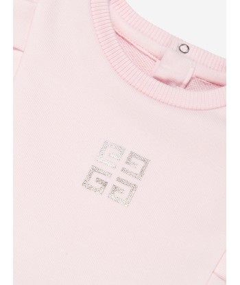 Givenchy Baby Girls 4G Logo Dress in Pink les muscles