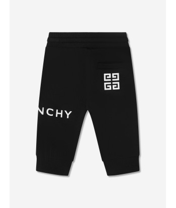 Givenchy Baby Boys Logo Joggers in Black en stock