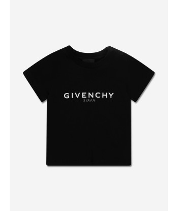 Givenchy Baby Boys Logo Print T-Shirt in Black Amélioration de cerveau avec