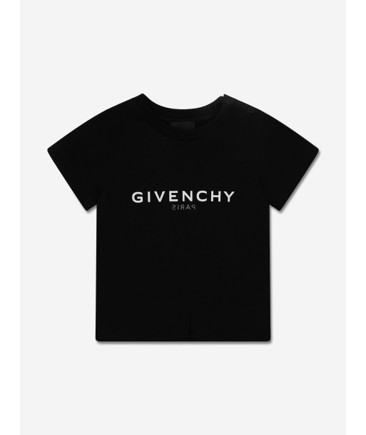 Givenchy Baby Boys Logo Print T-Shirt in Black Amélioration de cerveau avec