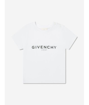 Givenchy Baby Boys Logo Print T-Shirt in White Comparez plus de prix