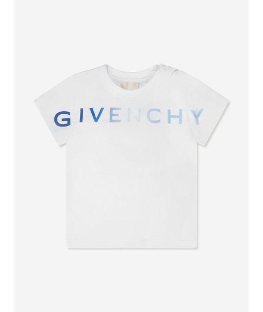 Givenchy Baby Boys Logo Print T-Shirt in White plus qu'un jeu 