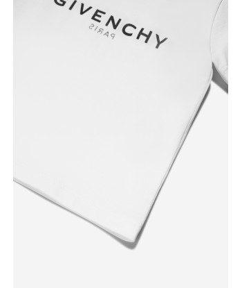 Givenchy Baby Boys Logo Print T-Shirt in White Comparez plus de prix