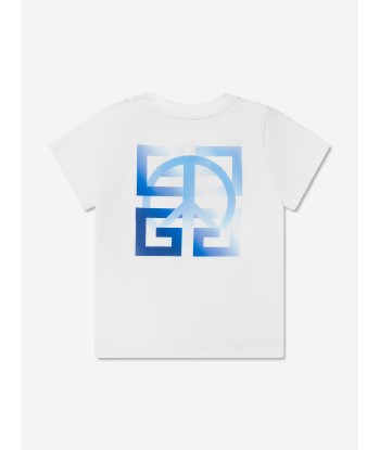 Givenchy Baby Boys Logo Print T-Shirt in White plus qu'un jeu 