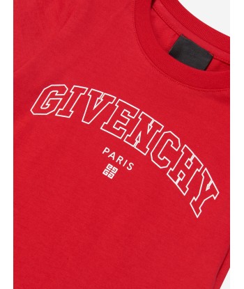 Givenchy Baby Boys Logo T-Shirt in Red paiement sécurisé