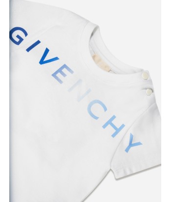 Givenchy Baby Boys Logo Print T-Shirt in White plus qu'un jeu 