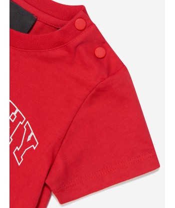 Givenchy Baby Boys Logo T-Shirt in Red paiement sécurisé