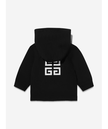 Givenchy Baby Logo Zip Up Hoodie in Black s'inspire de l'anatomie humaine