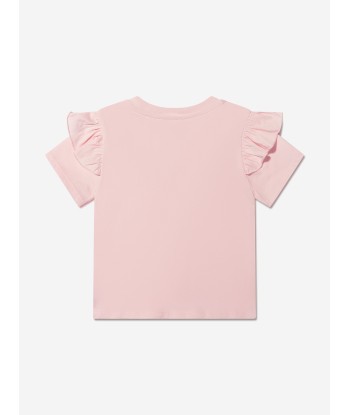 Givenchy Baby Girls Ruffle T-Shirt in Pink en linge