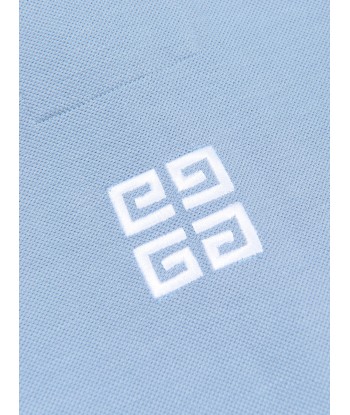 Givenchy Baby Boys Logo Print Polo Shirt in Blue votre