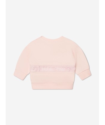 Givenchy Baby Girls Logo Sweatshirt in Pink Les êtres humains sont 