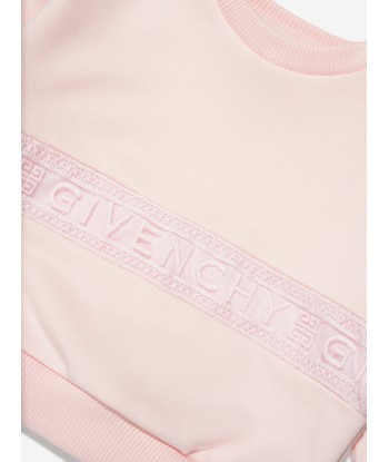 Givenchy Baby Girls Logo Sweatshirt in Pink Les êtres humains sont 