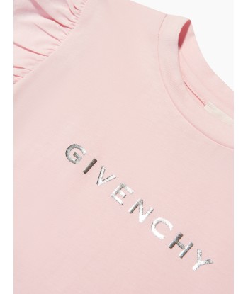 Givenchy Baby Girls Ruffle T-Shirt in Pink en linge