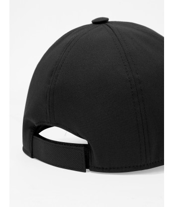 Dolce & Gabbana Kids Logo Cap in Black de l' environnement