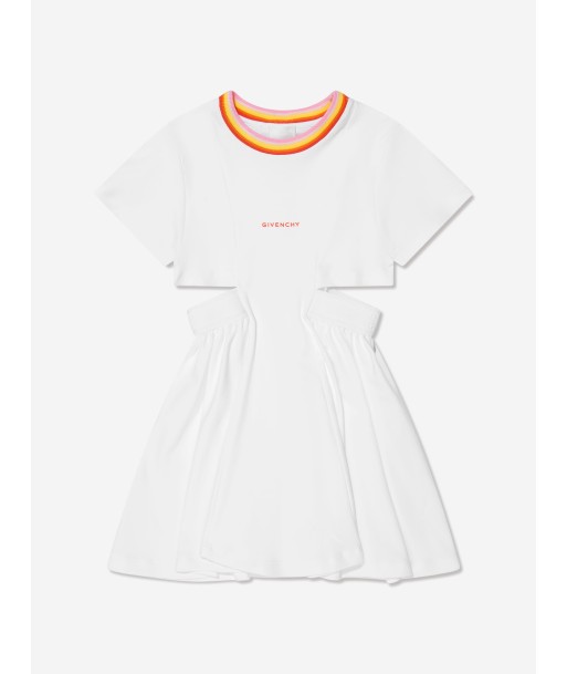 Givenchy Girls Interlock Logo Dress in White en ligne