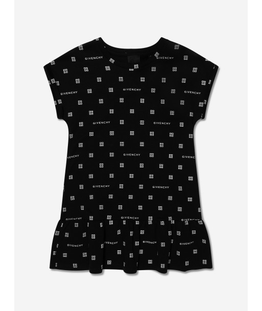 Givenchy Girls 4G Logo Print Dress in Black de votre