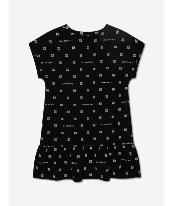 Givenchy Girls 4G Logo Print Dress in Black de votre