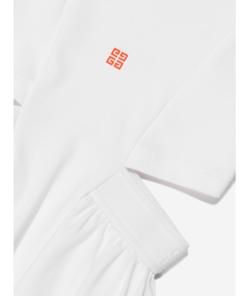 Givenchy Girls Interlock Logo Dress in White en ligne