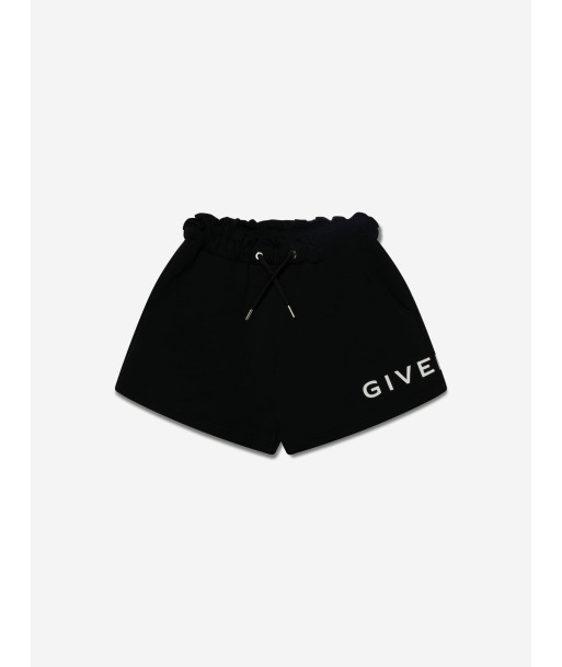 Givenchy Girls Logo Print Shorts in Black 2023