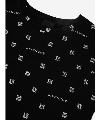 Givenchy Girls 4G Logo Print Dress in Black de votre