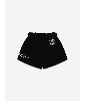 Givenchy Girls Logo Print Shorts in Black 2023