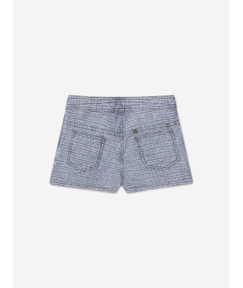 Givenchy Girls 4G Logo Denim Skort in Blue l'évolution des habitudes 