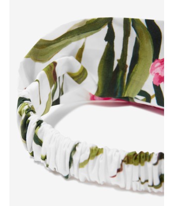 Dolce & Gabbana Baby Girls Carnation Headband in White Dans la société mordern