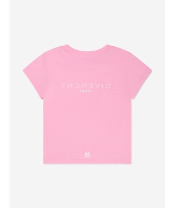 Givenchy Girls Logo Print T-Shirt in Pink des créatures d'habitude