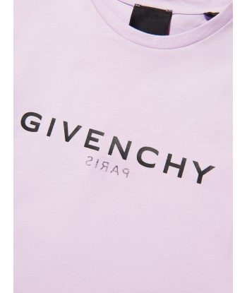 Givenchy Girls Logo Print T-Shirt in Lilac 50% de réduction en Octobre 2024