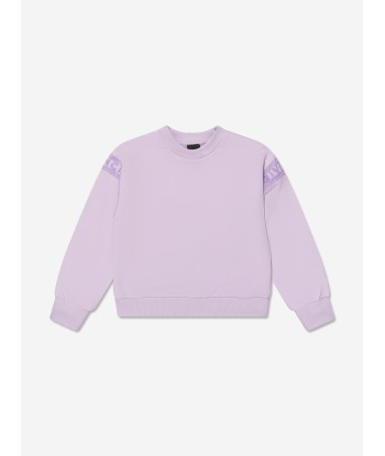 Givenchy Girls Logo Band Sweatshirt in Lilac Profitez des Offres !