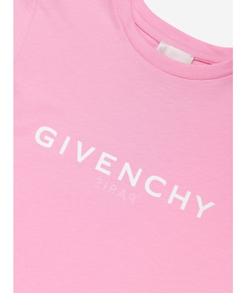 Givenchy Girls Logo Print T-Shirt in Pink des créatures d'habitude