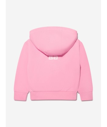 Givenchy Girls Logo Print Zip Up Hoodie in Pink Profitez des Offres !