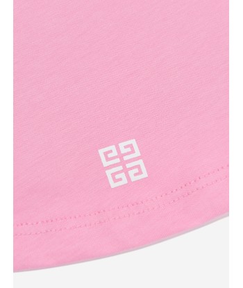 Givenchy Girls Logo Print T-Shirt in Pink des créatures d'habitude