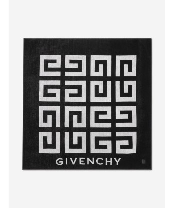 Givenchy Kids 4G Logo Beach Towel in Black pas cher chine