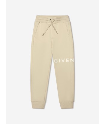 Givenchy Boys Logo Print Joggers in Cream store