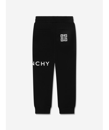 Givenchy Boys Logo Print Joggers in Black le concept de la Pate a emporter 