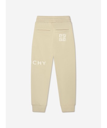 Givenchy Boys Logo Print Joggers in Cream store