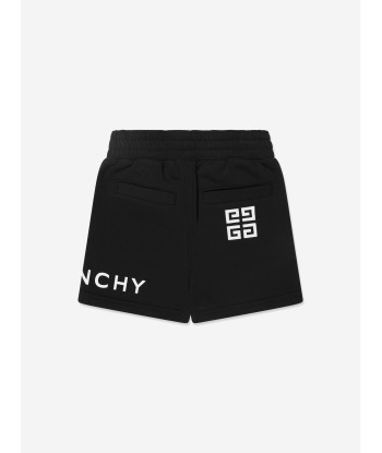 Givenchy Boys Logo Print Shorts in Black de votre